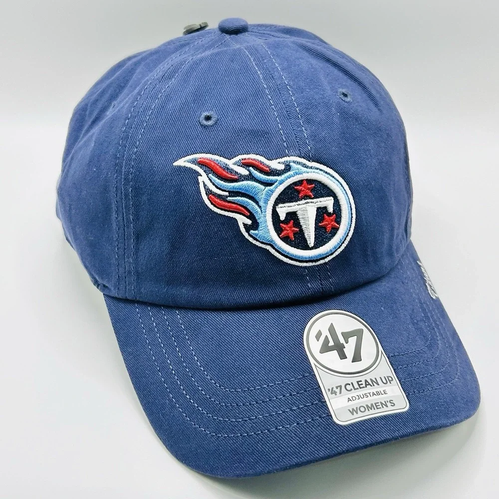Tennessee Titans '47 Brand Women's Clean Up Hat Cap Adjustable Strapback NFL